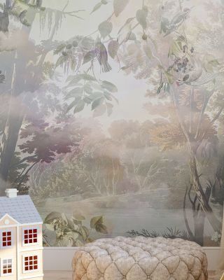 Hidden Land Scenery Collage Scenic Wallpaper