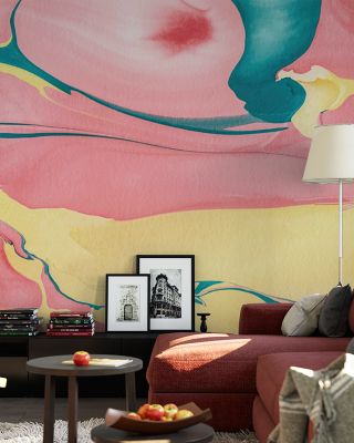 Marbled Pink Elegant Marble Wallpaper