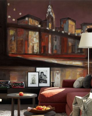 NYC Nitetime Urban Wallpaper