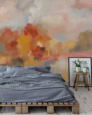Fall Sunrise Wallpaper Mural