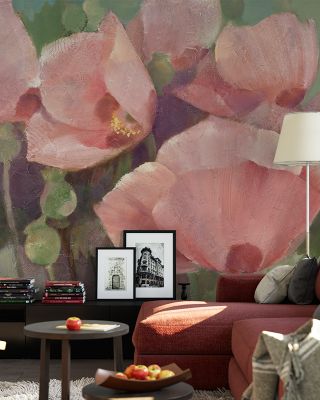 Just Poppies Floral Wallpaper