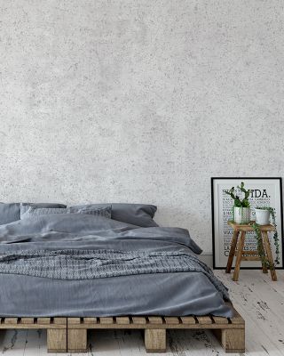 Concrete Wall Industrial Chic Wallpaper