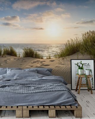 Dune Beach Scenic Wallpaper