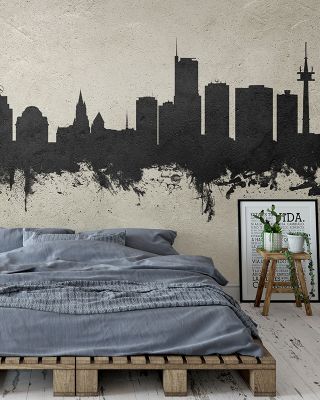 Essen Germany Skyline Concrete Wallpaper