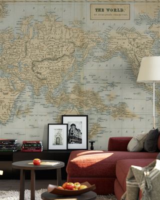 The World Map Asia Scenic Wallpaper