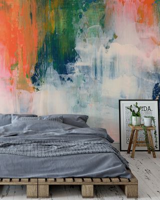 Color Field Painting No.2 Abstract Expressionist Wallpaper