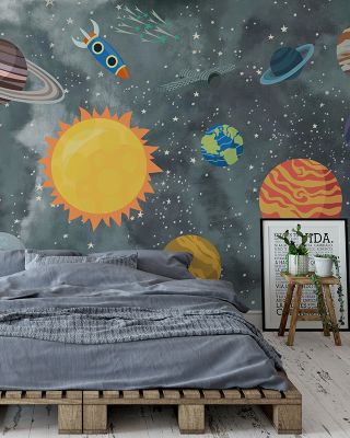 Space Awaits Galactic Adventure Wallpaper