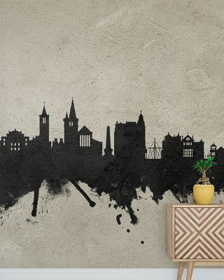 St. Andrews Scotland Skyline Concrete Wallpaper