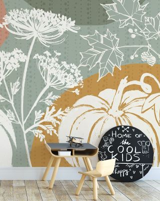 Pumpkin Tones Wallpaper