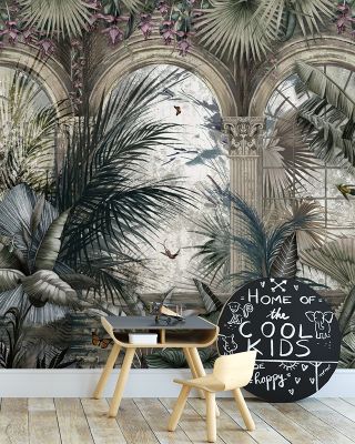 Tropical Conservatory Wallpaper