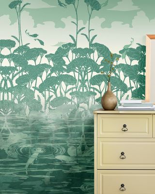 As Above So Below Emerald Wallpaper