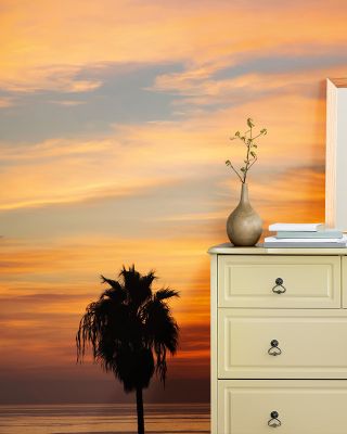 Sunset Palms III
