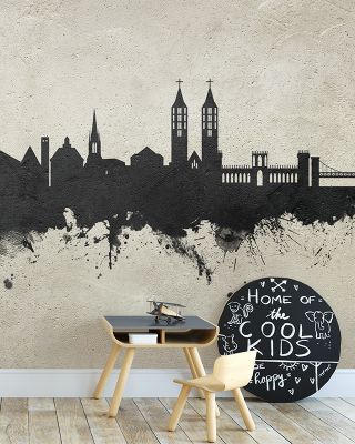 Kassel Germany Skyline Concrete Wallpaper