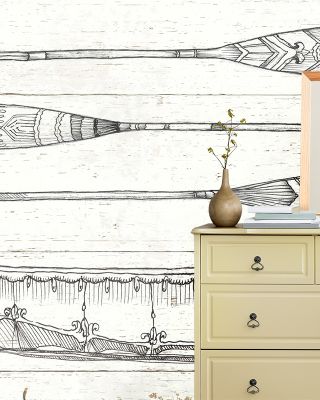 Lake Sketches I Wallpaper