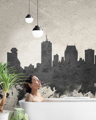 Quebec Canada Skyline Concrete