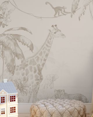 Whimsical Wildlife Gray