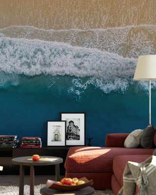 Ocean Swells Coastal Wallpaper