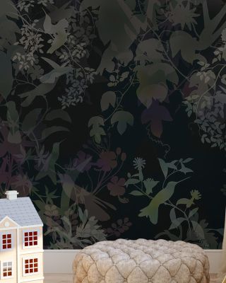 Watermark Birds Wall Mural