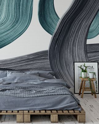 Brush Marks Artistic Wallpaper