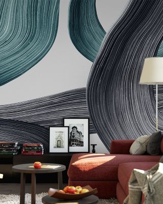 Brush Marks Artistic Wallpaper