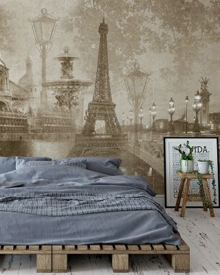 Dreaming of Paris Romantic Wallpaper