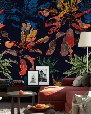 Exotic Plants Bloom Tropical Wallpaper