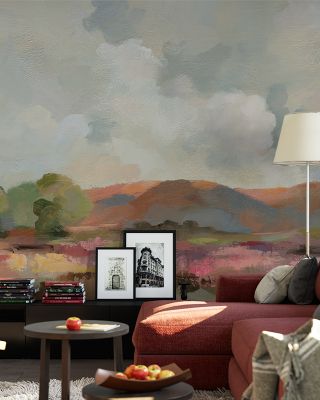 French Countryside Scenic Wallpaper Mural