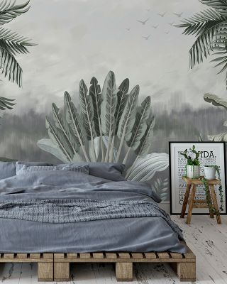 Jungle Noon Tropical Wallpaper