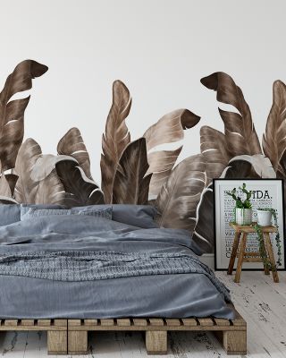 Leaves in Que Botanical Wall Mural