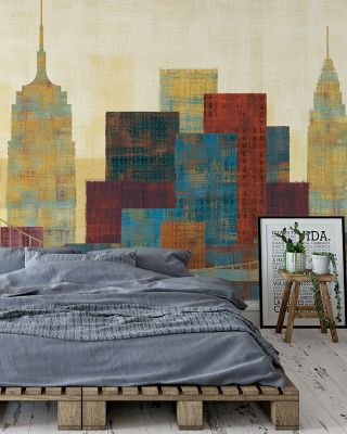 Majestic City Urban Skyline Wallpaper