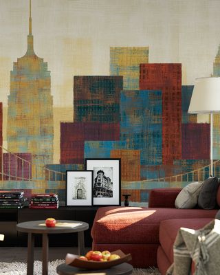 Majestic City Urban Skyline Wallpaper