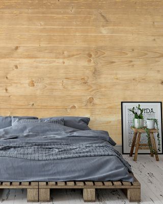 Raw Plank Rustic Wallpaper