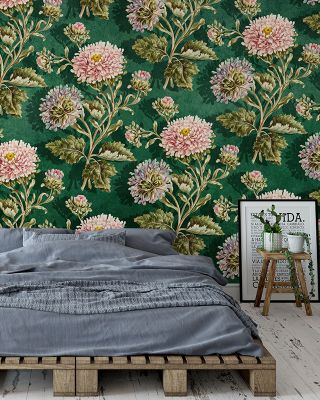 Royal Bouquet Luxurious Floral Wallpaper