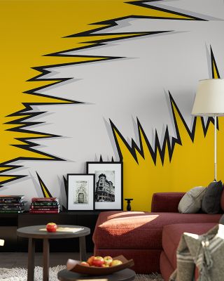 Sharp Edges Modern Geometric Wallpaper
