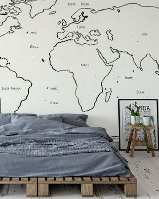 Sketchy World Artistic Wallpaper
