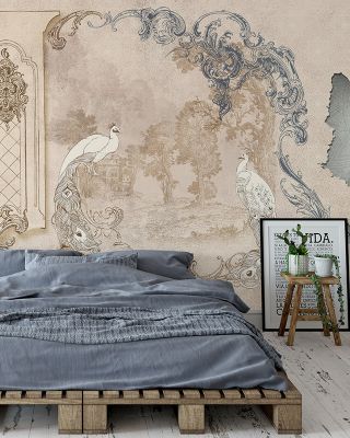 The Peacock Landmark Luxurious Wallpaper