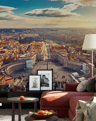View of Rome Historical Scenic Wallpaper