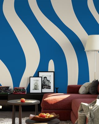 Wavy Waves Artistic Wallpaper