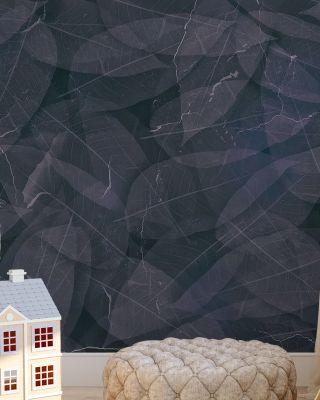 Acid Leaves Wallpaper Mural