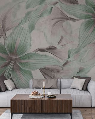 Amarantus Dream Dark Green Wallpaper