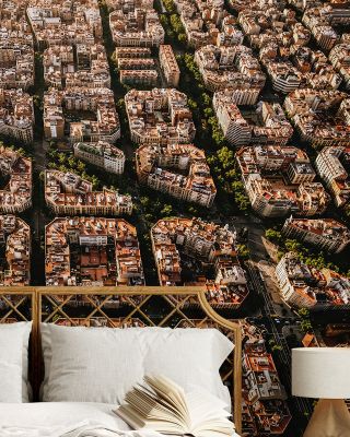 Barcelona Aerial Wallpaper