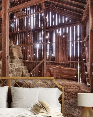 Barn Beams Wallpaper