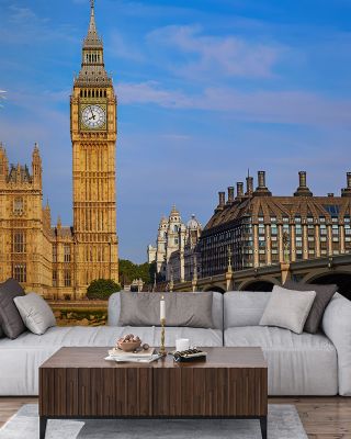 Big Ben Tower and Thames River