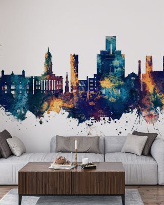Birkehead England Skyline Blue & Bronze