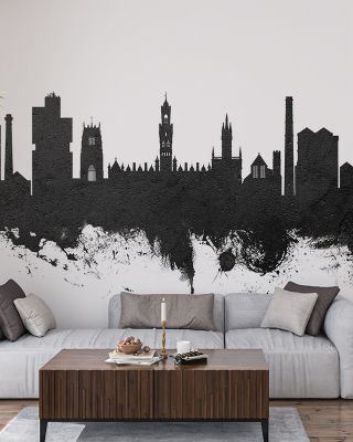 Bradford England Skyline Black & White