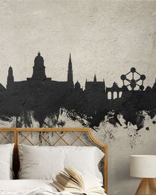 Brussels Belgium Skyline Concrete