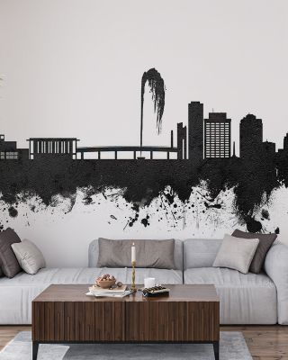 Canberra Skyline Black & White