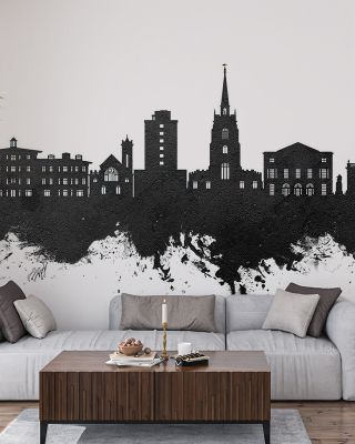 Chelmsford England Skyline Black & White