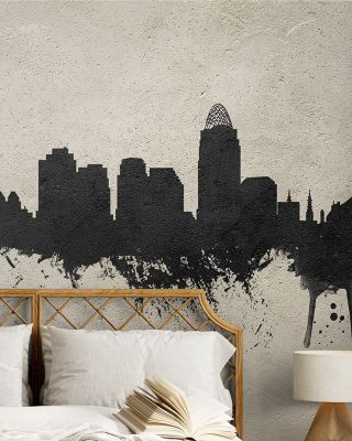 Cincinnati Ohio Skyline Concrete