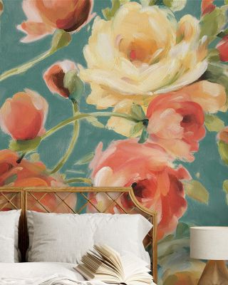 Florabundance I Autumn Teal